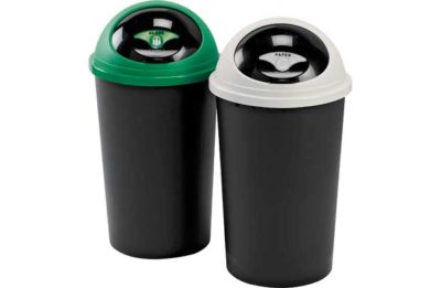 HOME 25 Litre Recycle Bin Twin Set.